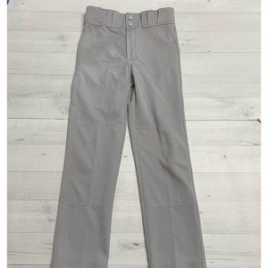 easton light grey full length baseball pants youth‎ small